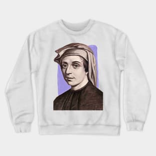 Italian mathematician Fibonacci illustration Crewneck Sweatshirt